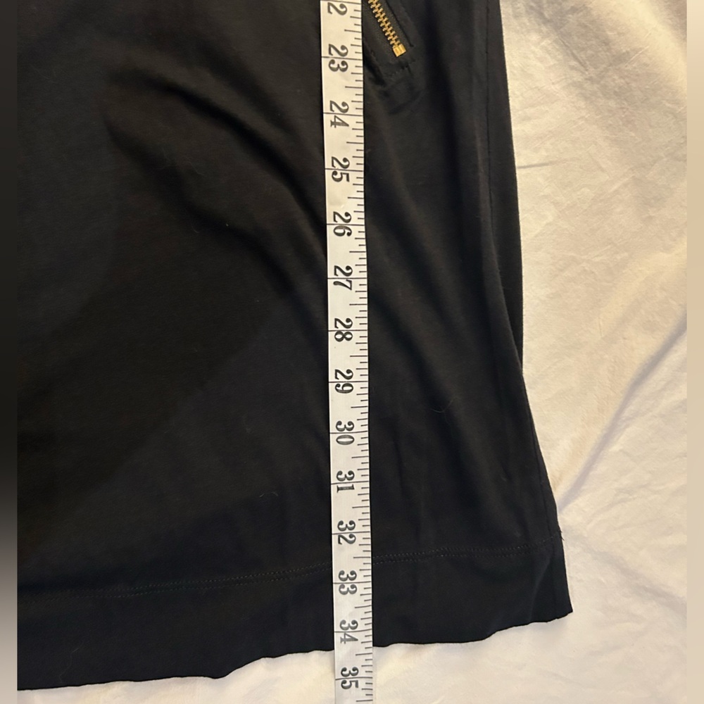 MARC JACOBS Pima Cotton Blend Relaxed Fit Black Casual Dress w zip pockets‎ S - Picture 9 of 10